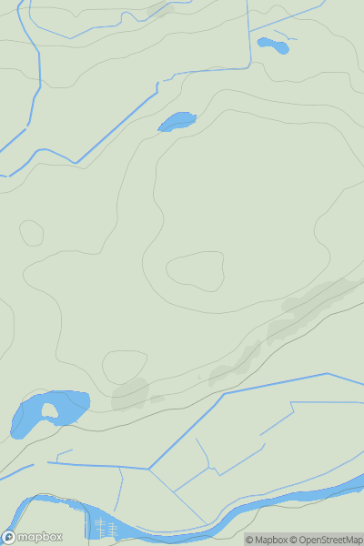 Thumbnail image for Court Hill [Central Scotland from Dumbarton to Montrose] showing contour plot for surrounding peak